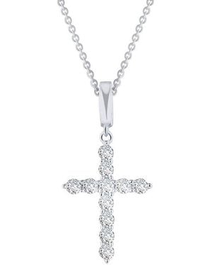 Diana M. Jewels 14K 1.00 Ct. Tw. Diamond Necklace - White