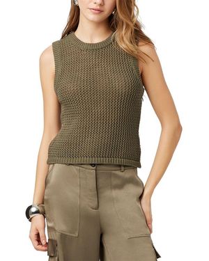 Toccin Estelle Crochet Racer Tank Top - Green