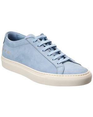 Common Projects Original Achilles Suede Trainer - Blue