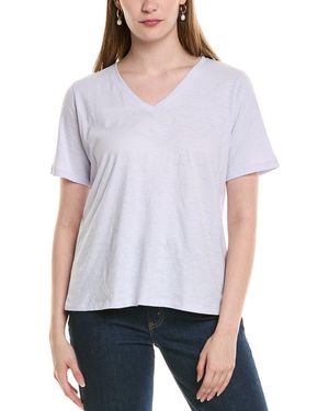 Eileen Fisher V-Neck T-Shirt - White