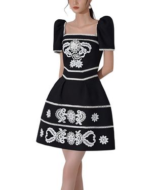 Silvia Rufino Mini Dress - Black