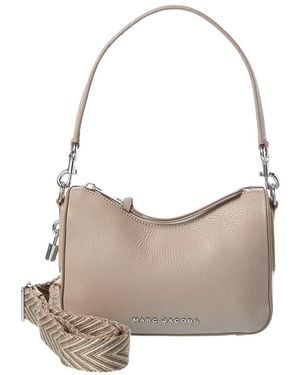 Marc Jacobs Drifter Webbing Small Convertible Leather Shoulder Bag - Grey