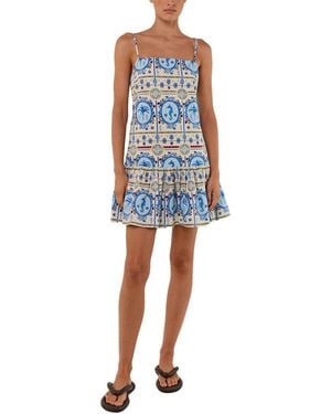 CHARLOTTE GREEN Mini Dress - Blue
