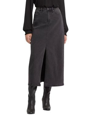 NYDJ Petite Skirt Cloud Stone Long Jean - Black