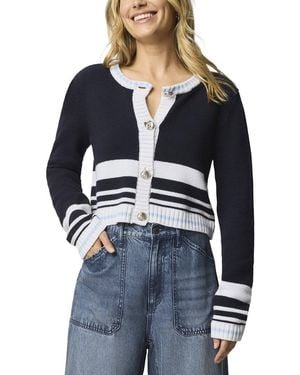 Splendid Sailor Stripe Cardigan - Blue