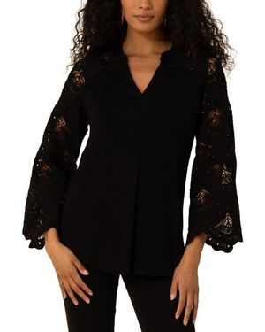 Hale Bob Cecelia Blouse - Black