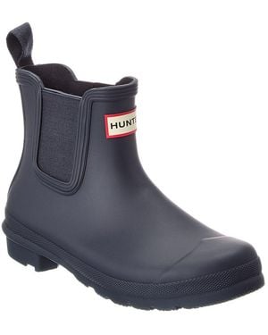 HUNTER Ankle Boots - Blue