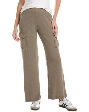 Michael Stars Avery Ribbed Cargo Pant - Natural