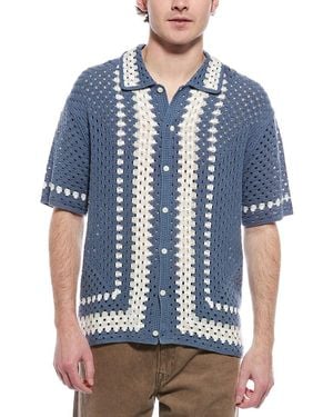Truth Crochet Shirt - Blue