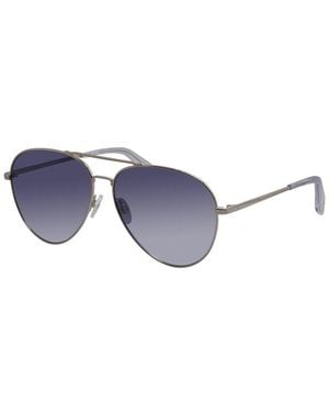 Rag & Bone Aviator Gold Gray Sunglasses - Blue