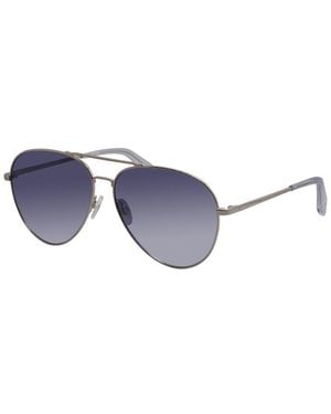 Rag & Bone Aviator Gold Grey Sunglasses - Blue