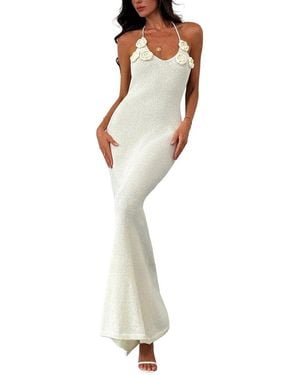 LEON GORI Maxi Dress - White