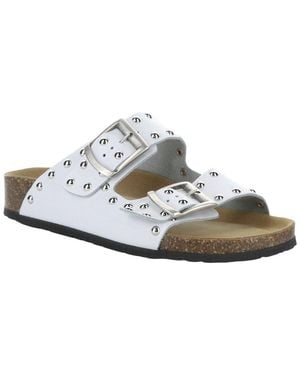 Bos. & Co. Bos. & Co. Perrin Leather Sandal - White