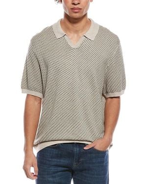 Tommy Bahama Coolside Johnny Collar Polo Shirt - Gray