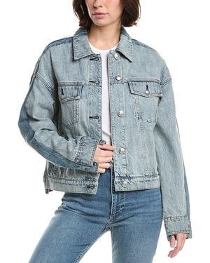 Rag & Bone Ryan Denim Trucker Jacket - Blue
