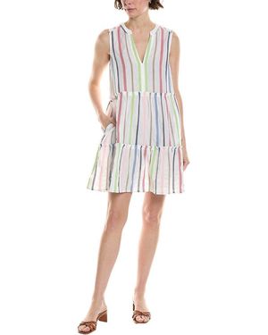 Michael Stars Anna Tiered Mini Dress - White