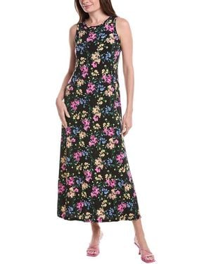 Vince Camuto Printed Maxi Dress - Black