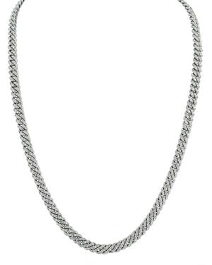 Nephora 14k 3.38 Ct. Tw. Diamond Cuban Link Necklace - Metallic