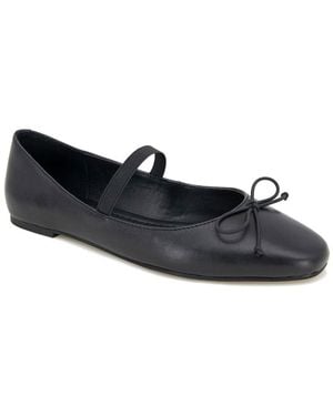 Kenneth Cole Myra Leather Flat - Black