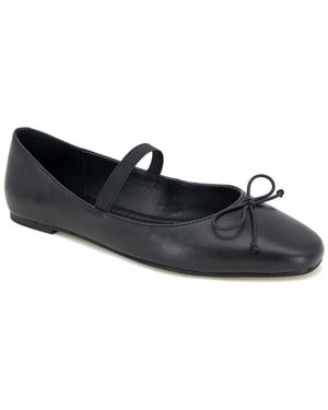 Kenneth Cole Myra Leather Flat - Black