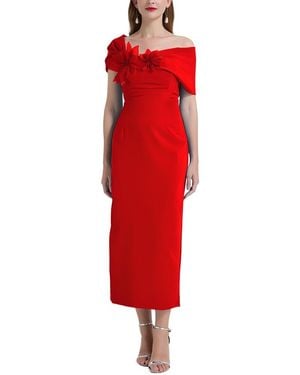 GABRIELA RICH Midi Dress - Red