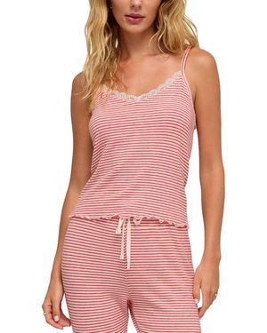 Z Supply Emily Stripe Cami - Pink