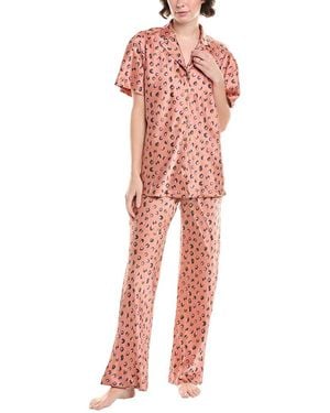 Honeydew Intimates 2Pc Sunday Rest Pyjama Set - Red
