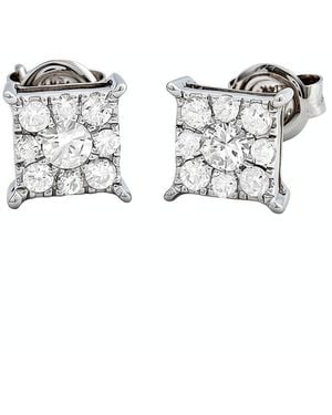 Diamond Select Cuts 14K 0.50 Ct. Tw. Diamond Earrings - Metallic
