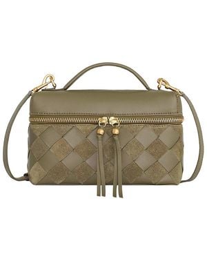 Rebecca Minkoff Frankie Train Case Leather Crossbody - Brown