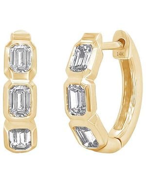 Meira T 14K 0.60 Ct. Tw. Lab-Grown Diamond Earrings - Metallic