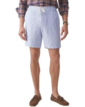 J.McLaughlin Griffin Linen Short - Blue