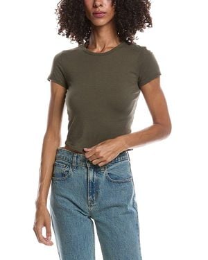 James Perse Cropped Sport T-Shirt - Multicolour