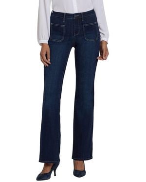 NYDJ Ava Ink Skyline Flare Jean - Blue