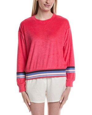 Pj Salvage Spor Stripe Top - Red