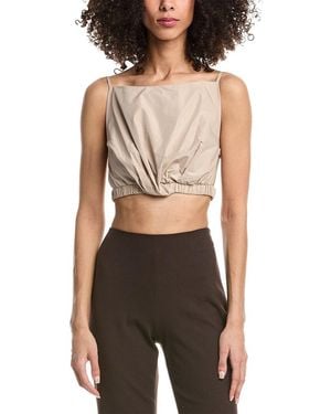 3.1 Phillip Lim Cropped Twist Front Cami - Black