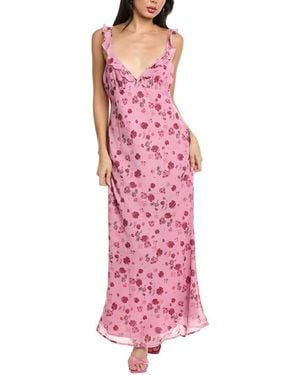 Seraphin Sleeveless Maxi Dress - Pink