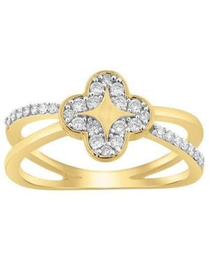 Ethos Creations Brilliant Bloom 14K 0.25 Ct. Tw. Lab-Grown Diamond Ring - Metallic
