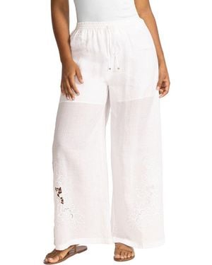 Johnny Was Plus Annalise Pant - Pink