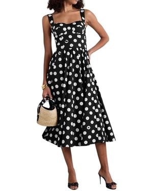 Linda Charm Midi Dress - White