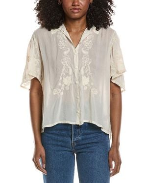 Johnny Was Gardenia Shirt - White