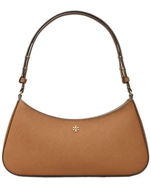 Tory Burch Emerson Leather Shoulder Bag - Brown