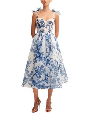 BELLA DESERT Midi Dress - Blue
