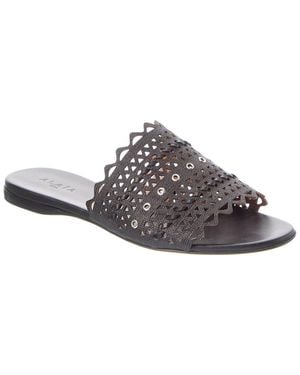 Alaïa Leather Sandal - White