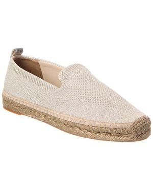Brunello Cucinelli Knit Espadrille - White