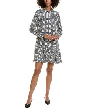 Ted Baker Button-Down Shirtdress - Grey