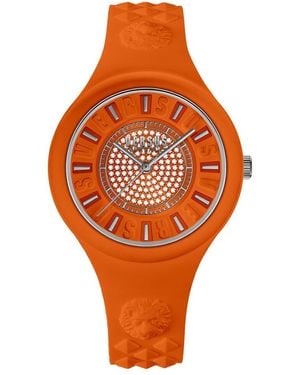 Versus Versus By Versace Fire Island Crystal Watch - Orange
