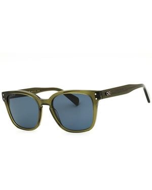 Ferragamo 55Mm Polarized Sunglasses - Blue