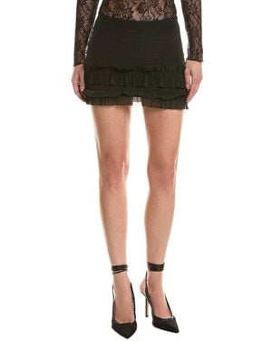 OW Collection Claire Mini Skirt - Black