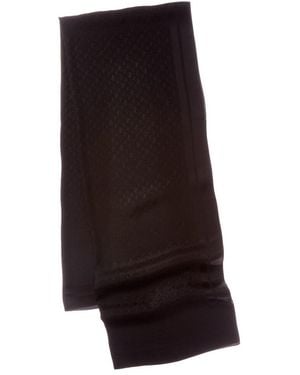 Jimmy Choo Silk Scarf - Black