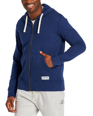 Life Is Good. Fleece Zip Hoodie - Blue